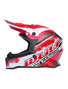 Casco WulfSport rojo